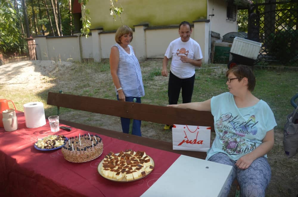 Urodziny Mieszkanki Domu Pomocy Społecznej